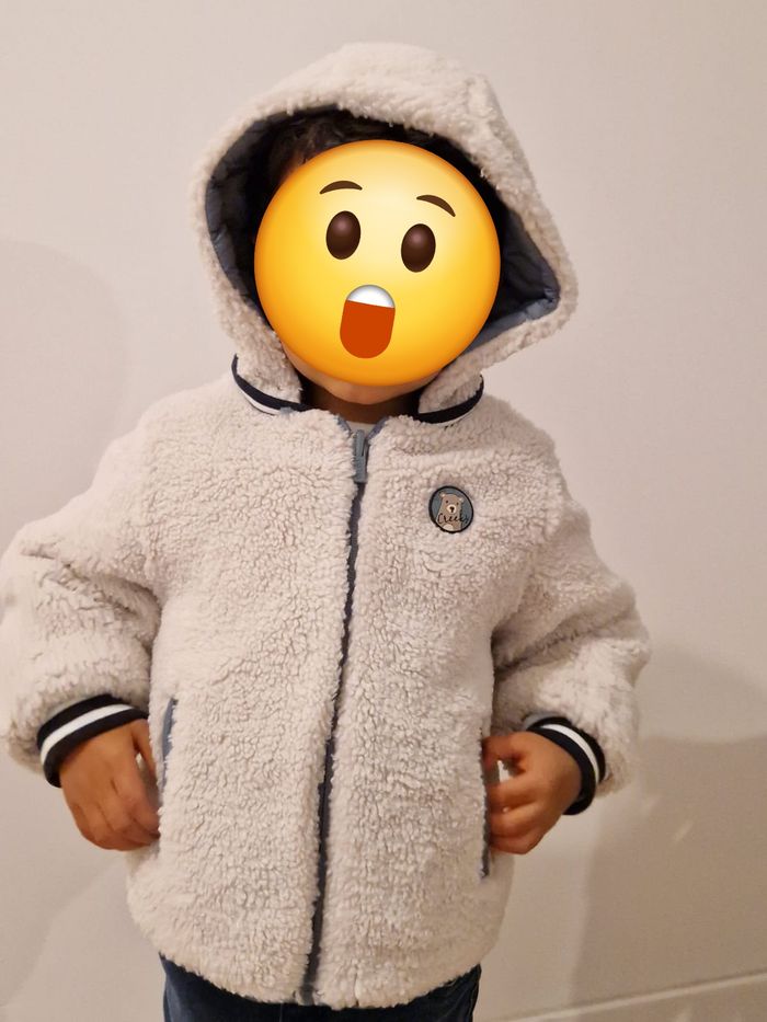 Veste effet matelassé réversible sherpa 3 ans - photo numéro 5