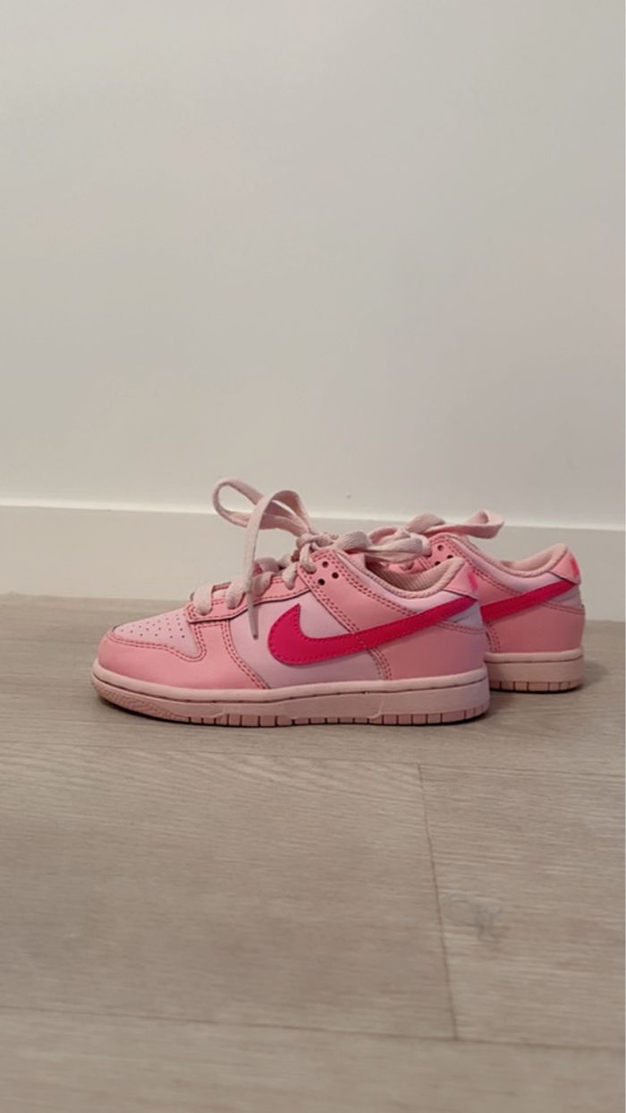 baskets Dunk Low Triple Pink - photo numéro 6