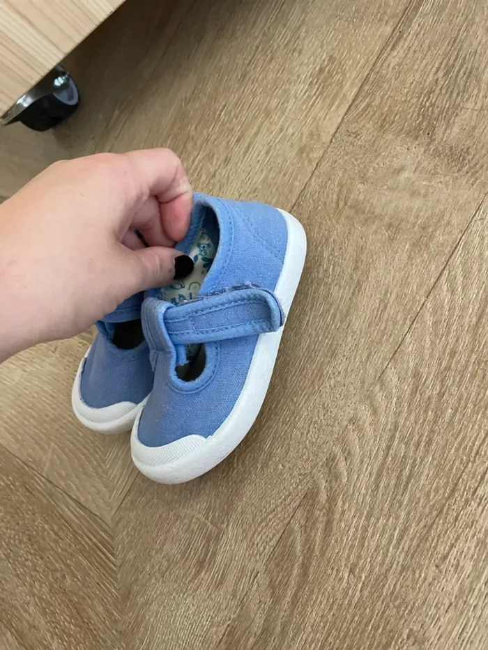 Ballerines bleu taille 22 Gemo - photo numéro 3