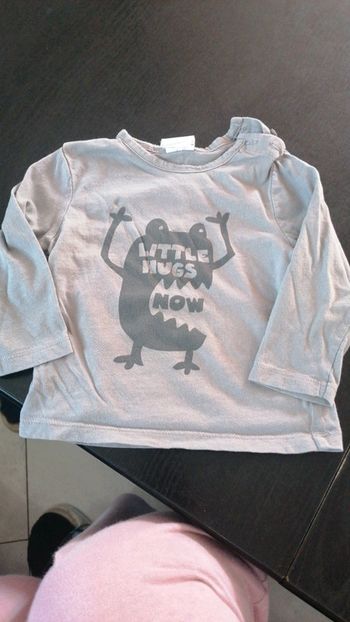 Tee shirt manches longues kiabi 12 mois