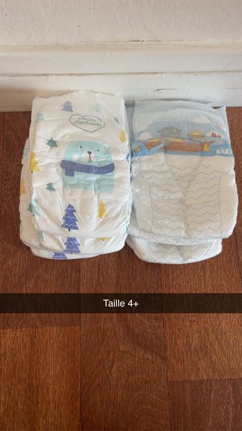 Couches taille 4+