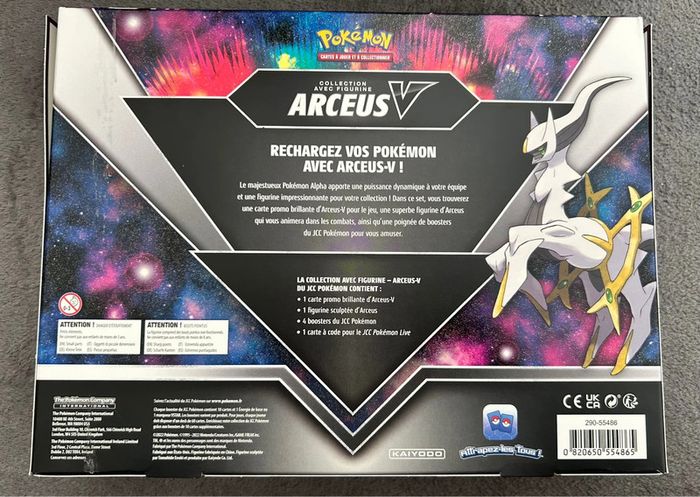 Pokémon collection avec figurine Arceus V - photo numéro 3