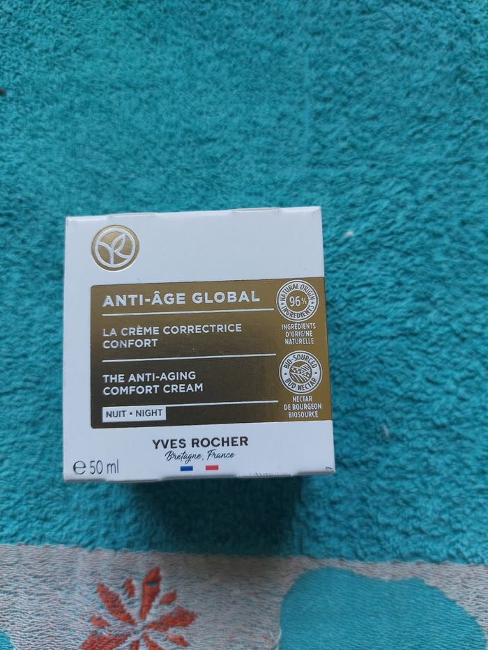Crème anti-age global nuit yves rocher