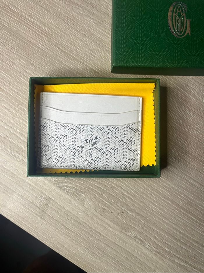 Porte carte goyard Paris blanc neuf - photo numéro 5