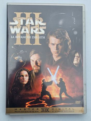 Dvd star wars la revanche des sith 