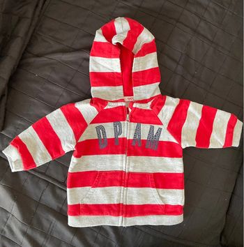 Veste à capuche rayée DPAM 6 mois