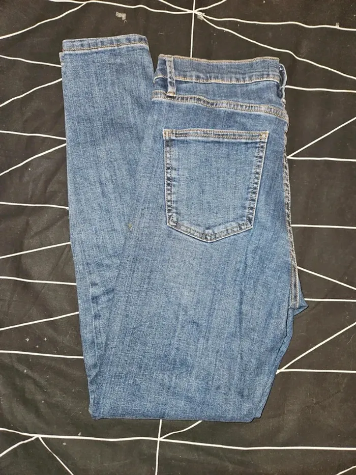 Jean slim bleu foncé Mango taille 36 / S - photo numéro 6