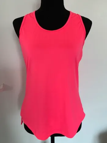 Débardeur rose fluo Domyos taille 38/40 