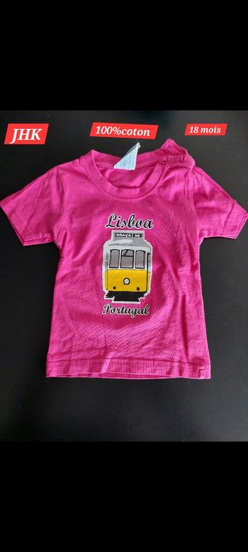 T-shirt  Liboa fille 18mois