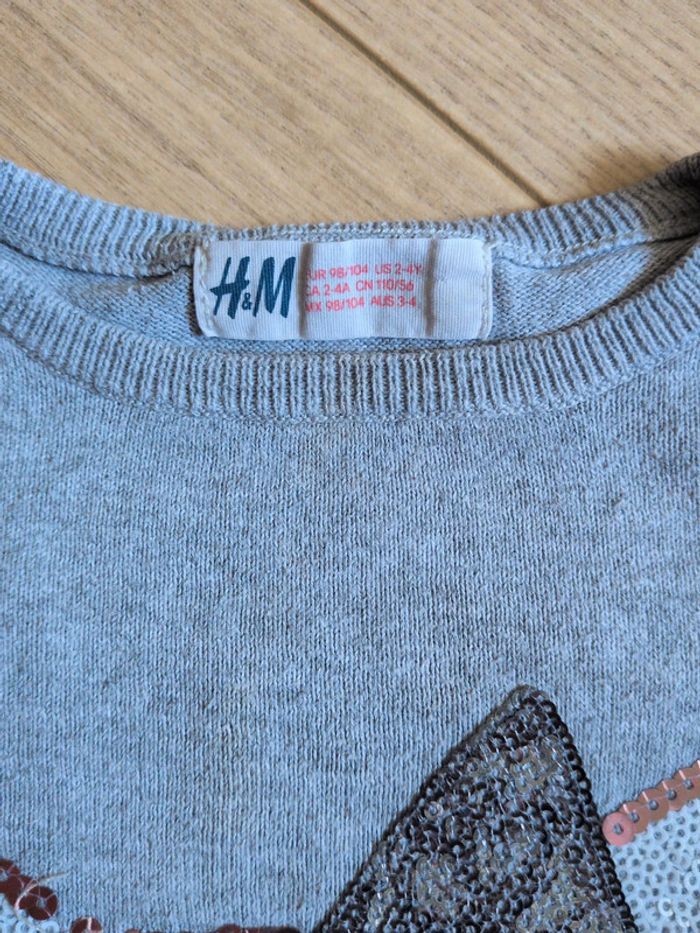 Pull fin H&M 4 ans 🦊 - photo numéro 3