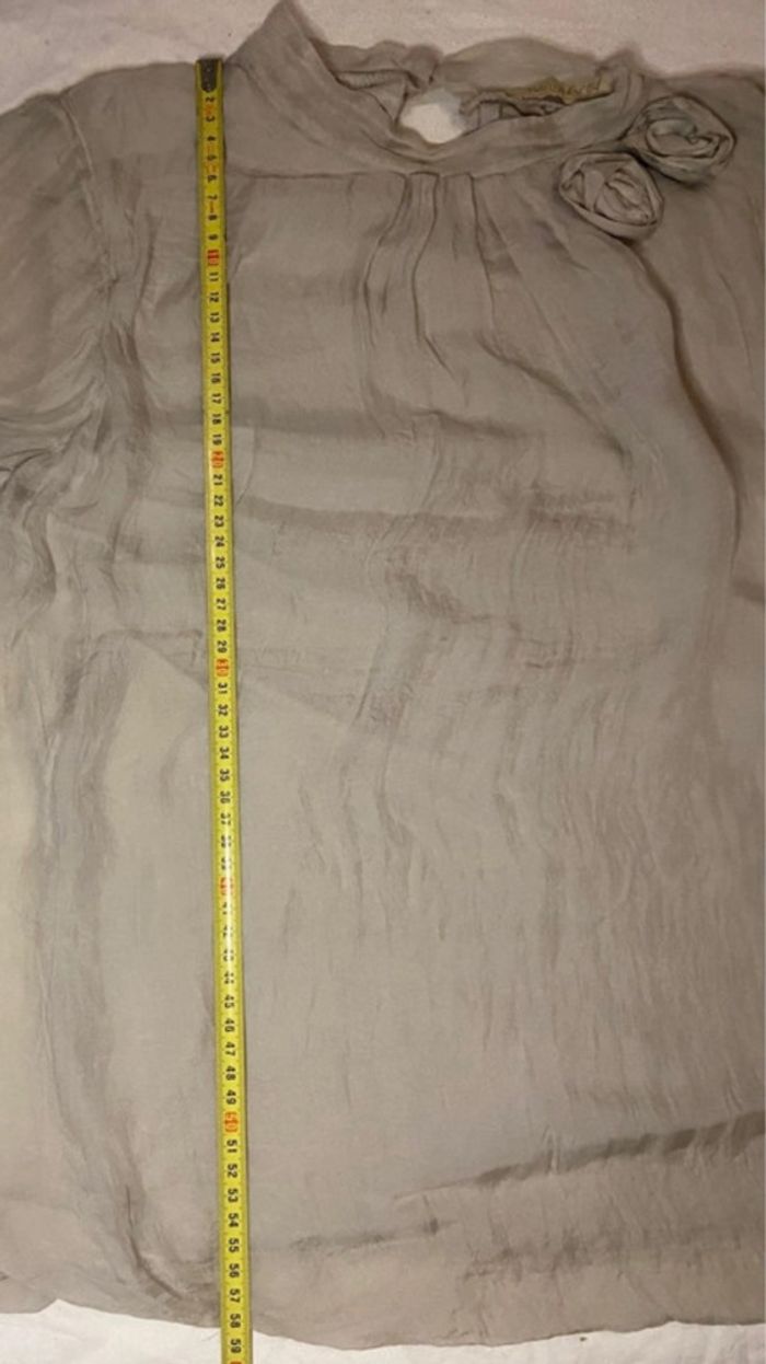 Haut beige »Marina Grey »manches longues - photo numéro 6