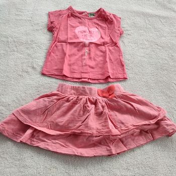 Ensemble tape à l'oeil 12 mois