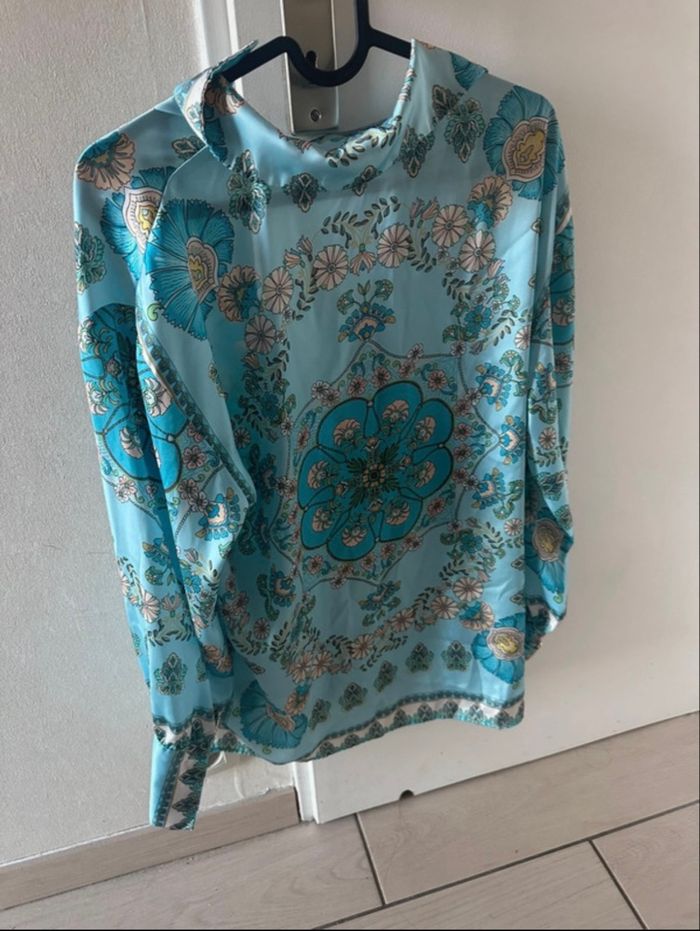 Chemise en satin Zara - photo numéro 2