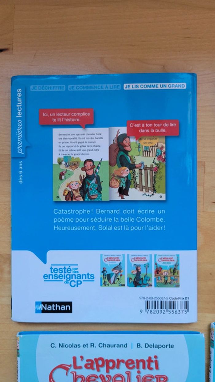 Lot Premières lectures L'apprenti chevalier : troubadour+ première mission+ à vos ordres+ tournoi - photo numéro 3