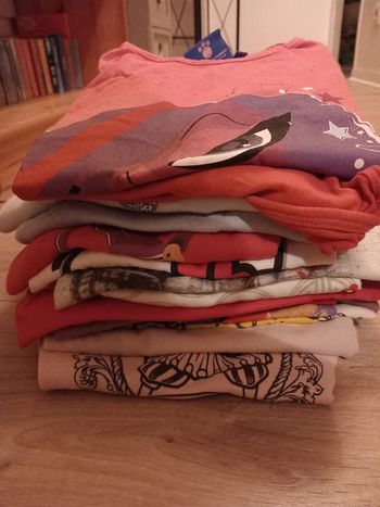 Lot 17 t-shirts manches courtes (10 ans)