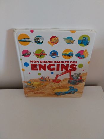 Livre mon grand imagier des engins