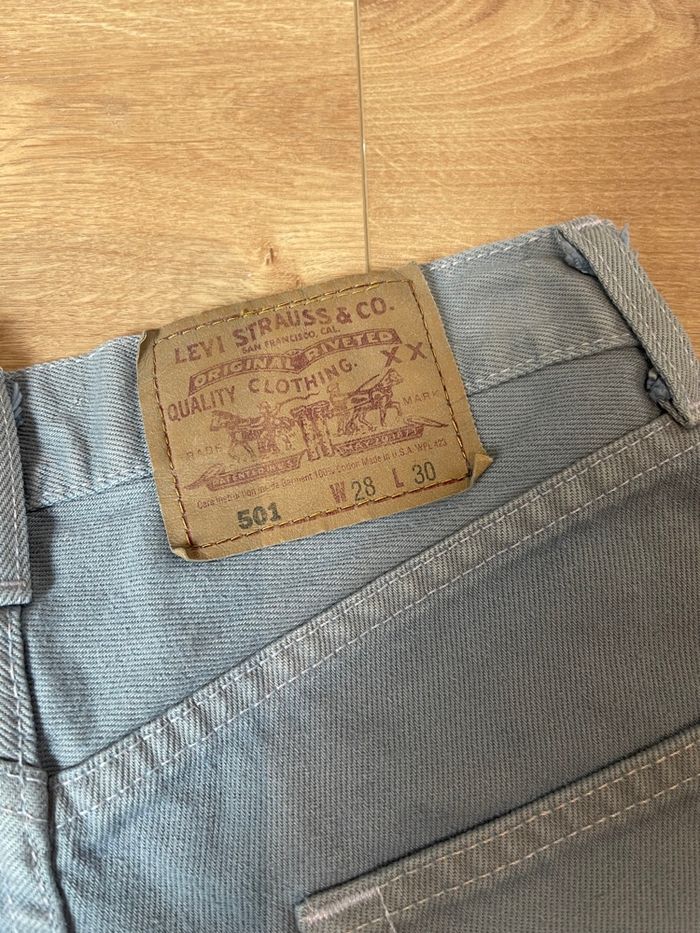Short, court, jeans, levi’s, vintage - photo numéro 4