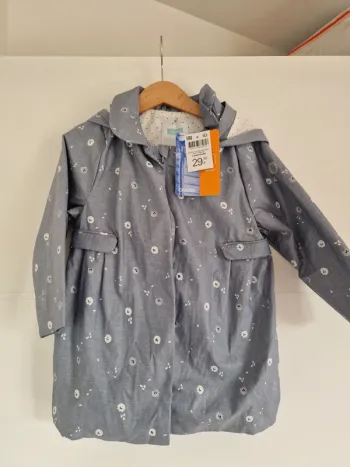 Imperméable ciré fille 3 ans Obaïbi neuf