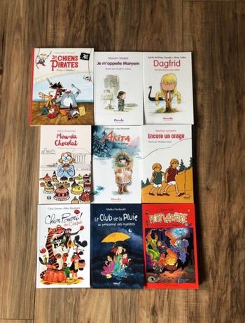 Lot de 9 livres pour enfants l’école des loisirs
