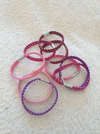 Lot de 9 élastiques cheveux