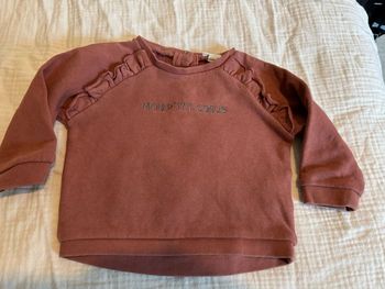 Sweat-Shirt « mon p’tit coeur » Vertbaudet 6 mois / 67 cm