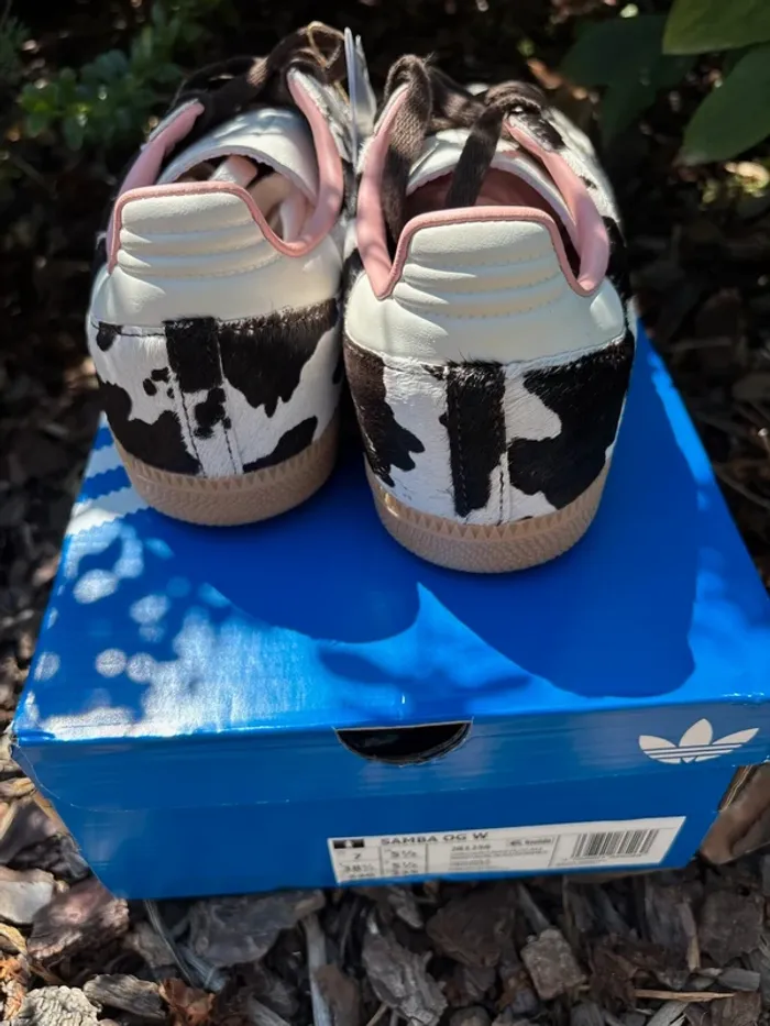 Adidas Samba Cow Print 38 2/3 - photo numéro 3
