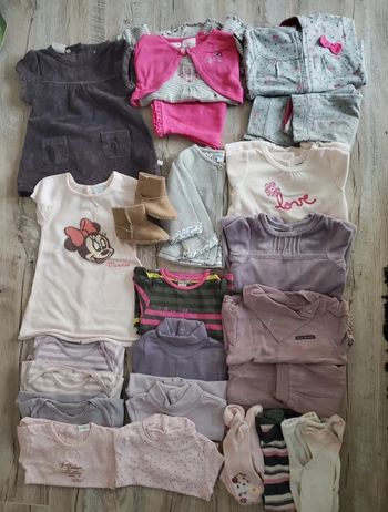 Lot vêtements fille 9 mois