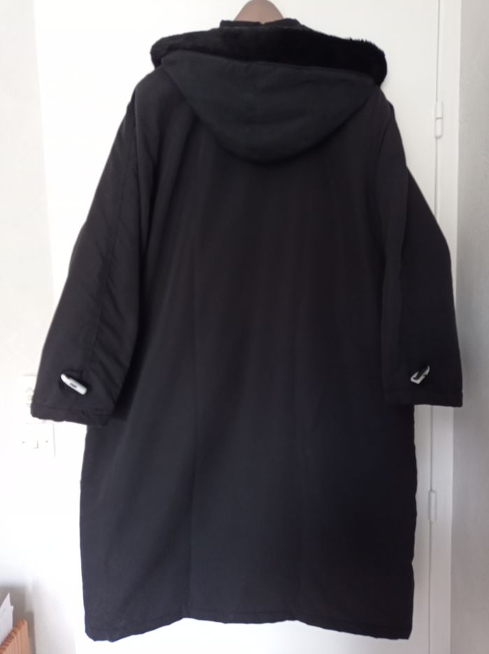 PARKA Longue BLEU BONHEUR Noire. - photo numéro 2