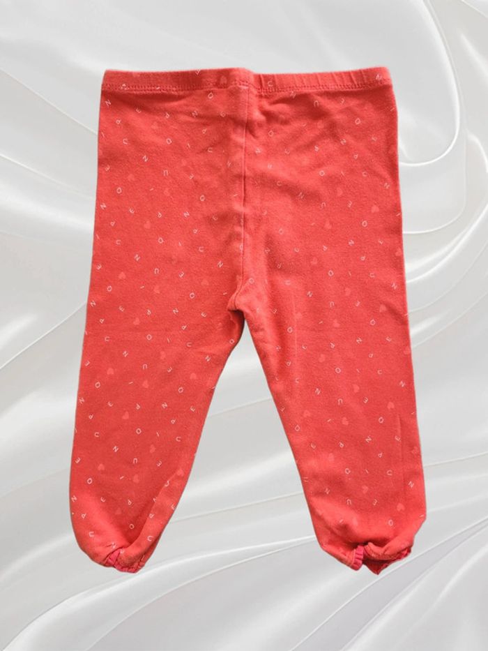 Legging court rouge fille 3 ans - photo numéro 2
