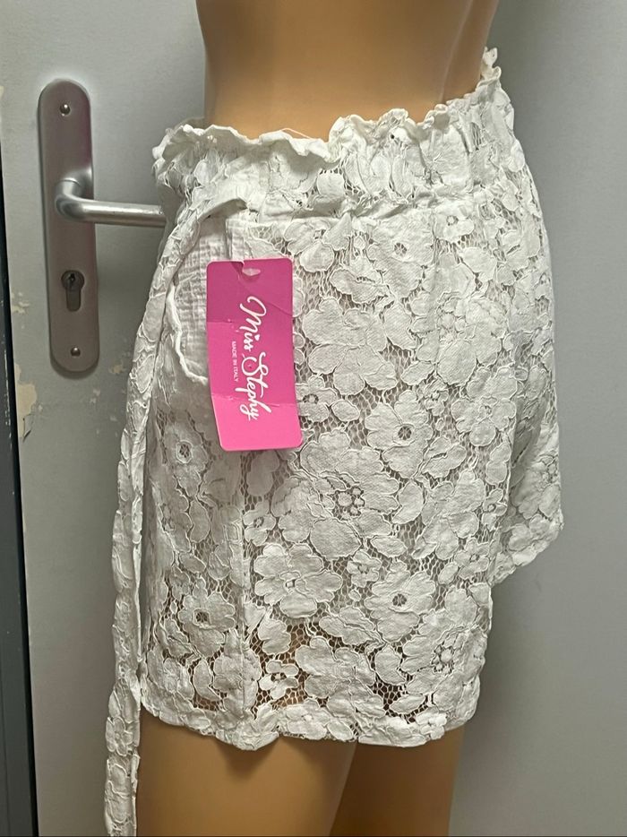 Short blanc bohème - photo numéro 4