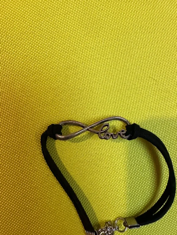 Bracelet noir love - photo numéro 3