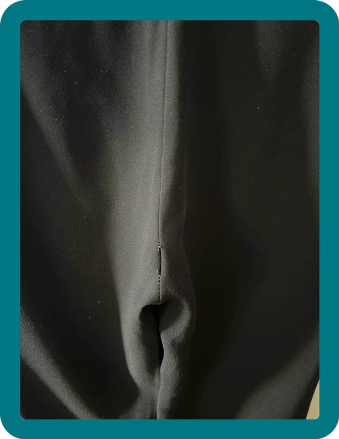 Pantalon crêpe noir bas étroit taille 38 - Anne Fontaine - photo numéro 4