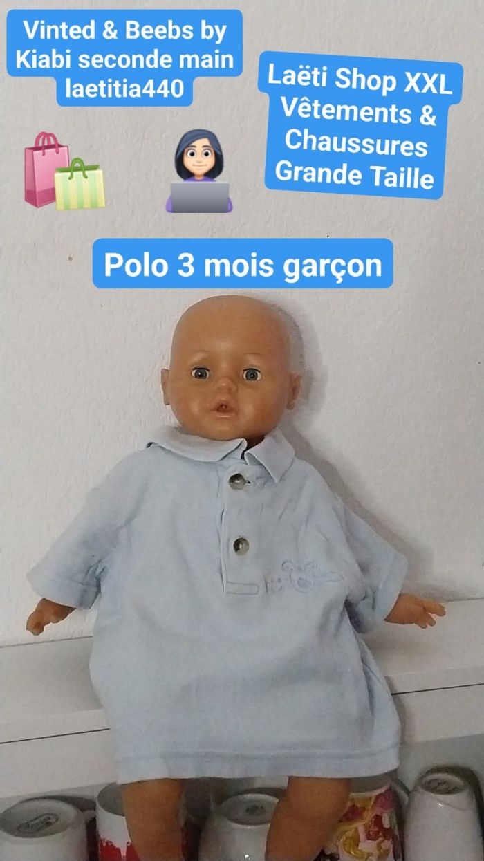 Polo 3 mois garçon