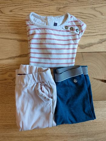 Lot Sergent M /Petit Bateau