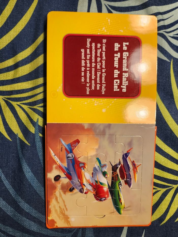 Livre mon petit livre puzzle planes disney enfant 5x9 pièces - photo numéro 8