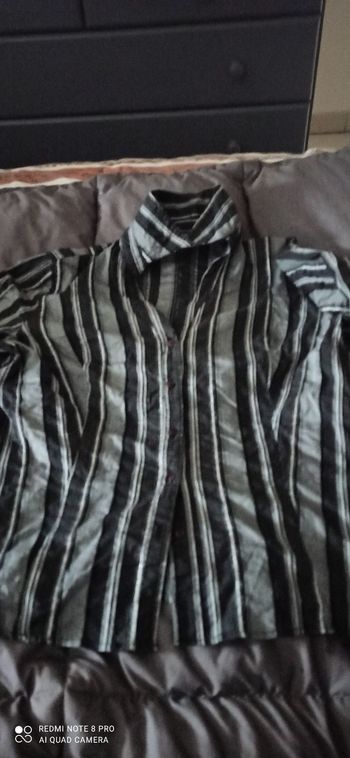 Chemisier raye t. 38 Burton