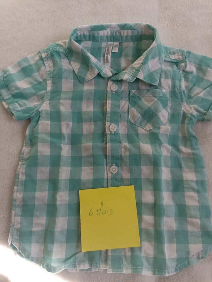 Lot de 3 chemise 6 mois