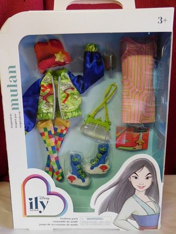 Ensemble de mode pour poupée Disney ily 4EVER inspiré de Mulan Fashion Pack