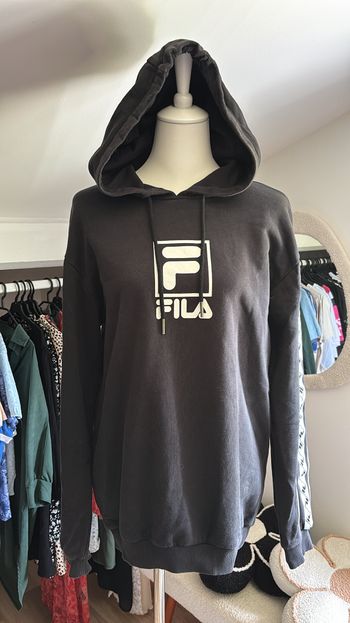 Sweat à capuche long Fila T36