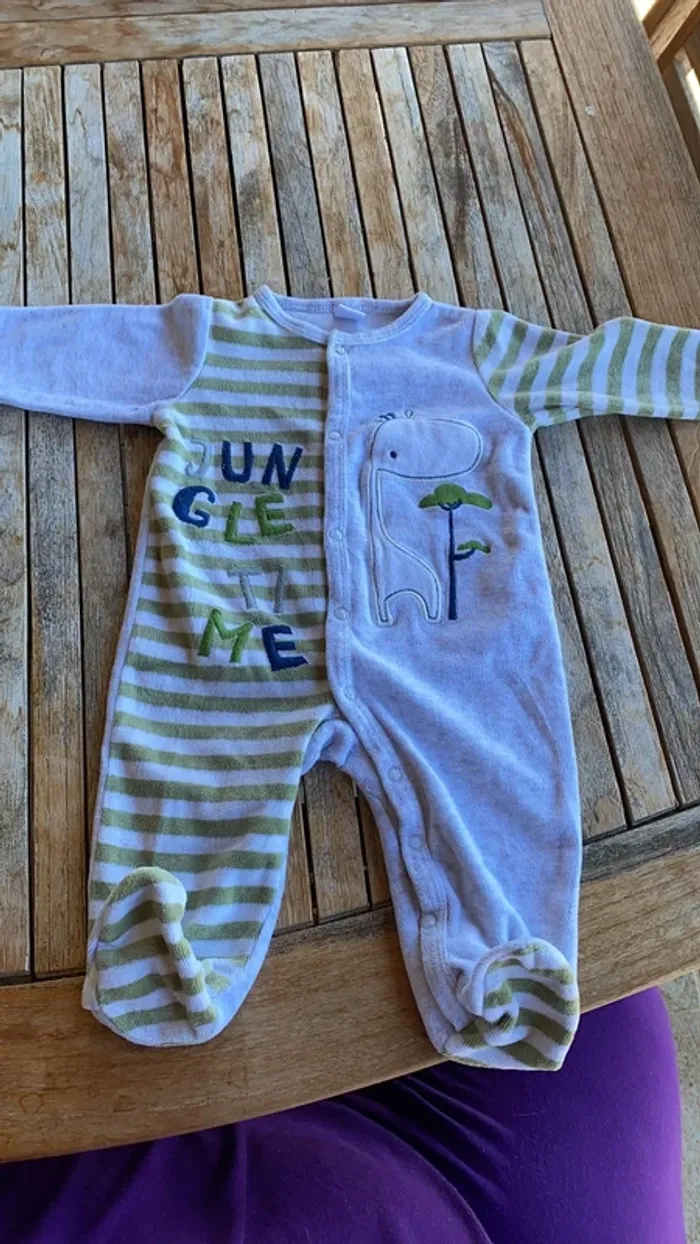 Pyjama Tex en velours - 3 mois