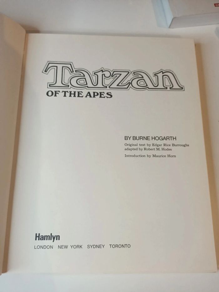 Livre tarzan of the apes new pictorial version b burne Hogarth (édition hamlyn) - photo numéro 10