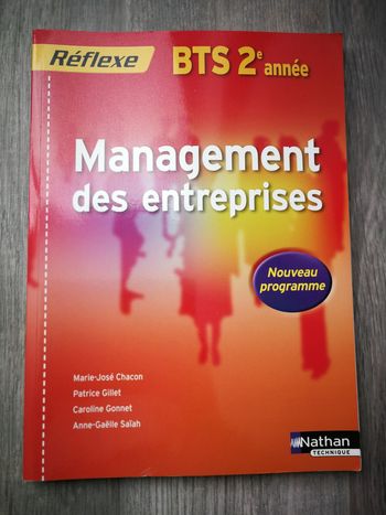 Management de l'entreprise BTS 2 année