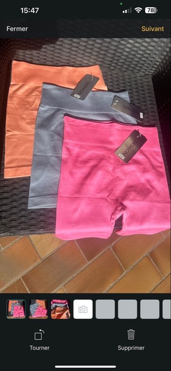Lot de 3 cyclistes femme – neufs avec étiquette