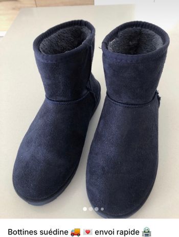 Boots suédine