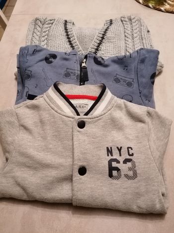 Sweats et gilet garçon 6 ans