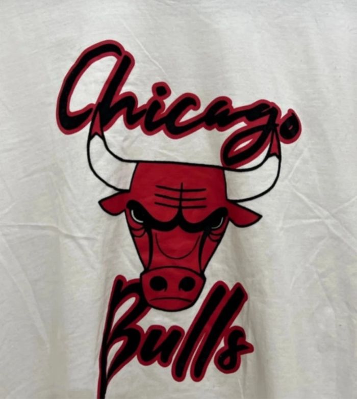 T-shirt Chicago Bulls Blanc Neuf - photo numéro 4