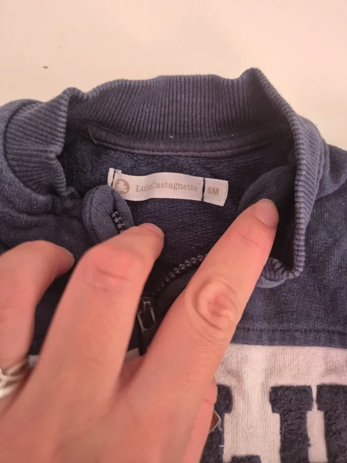Gilet zippé 6 mois - photo numéro 2