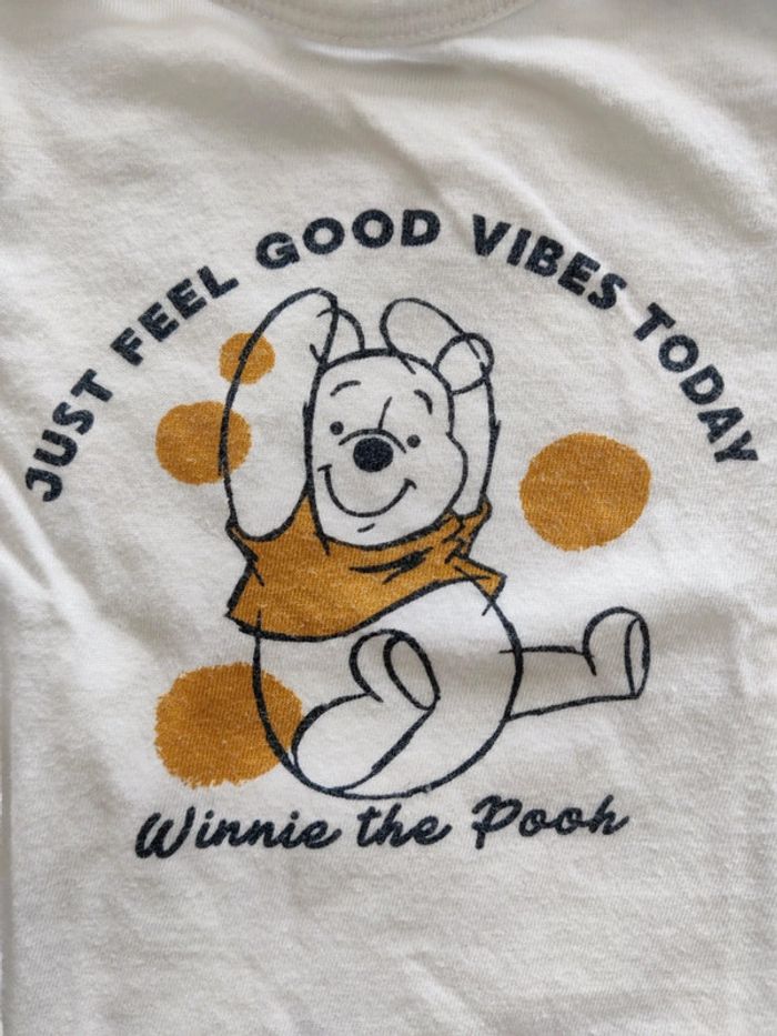 Tee-shirt manches longues Winnie the Pooh bébé - 3 mois - photo numéro 2
