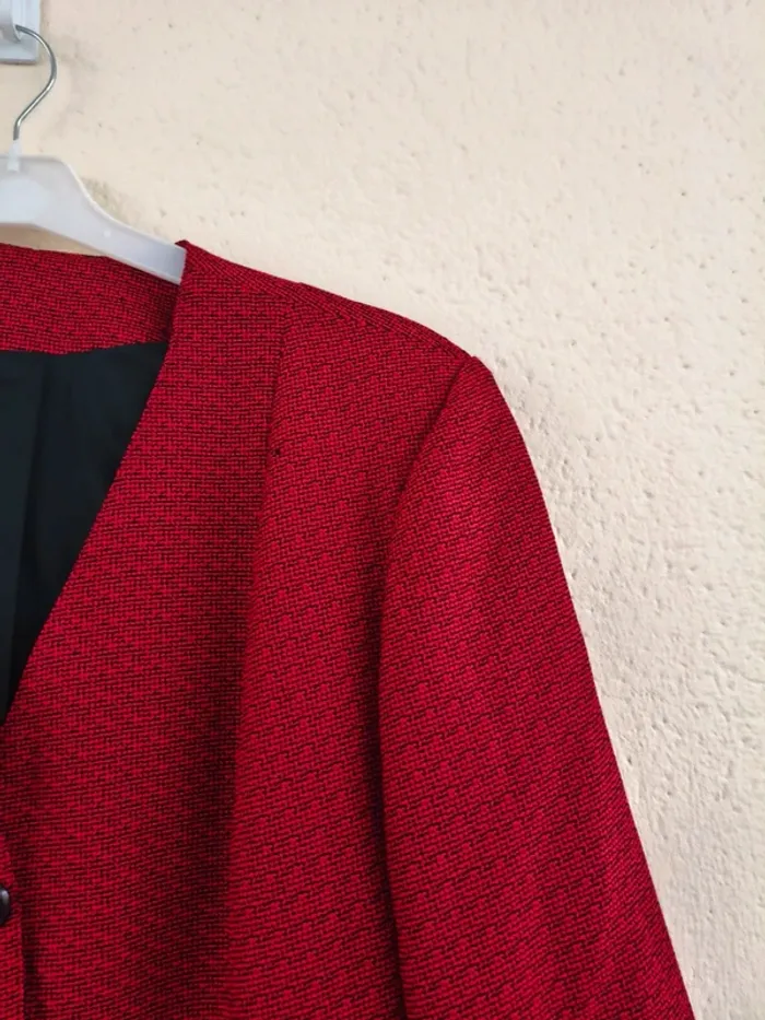 Veste rouge - boutique française - taille 50/52 - photo numéro 4