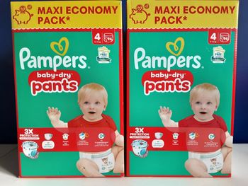 1 carton de pants  pampers taille 4 (9-15kg)